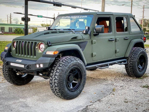 2021 Jeep Wrangler Unlimited for sale at South Florida Jeeps in Fort Lauderdale FL