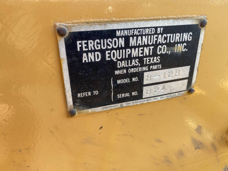 1996 Ferguson 8-12b Roller