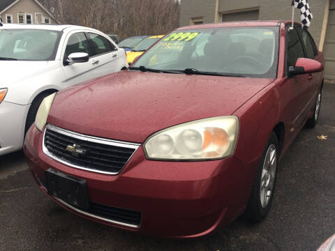 2006 Chevrolet Malibu for sale at MILL STREET AUTO SALES LLC in Vernon CT