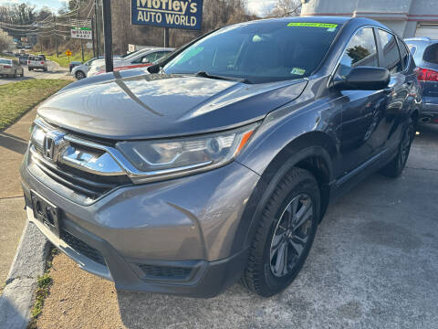 2017 Honda CR-V for sale at Motley's Auto World in Danville VA