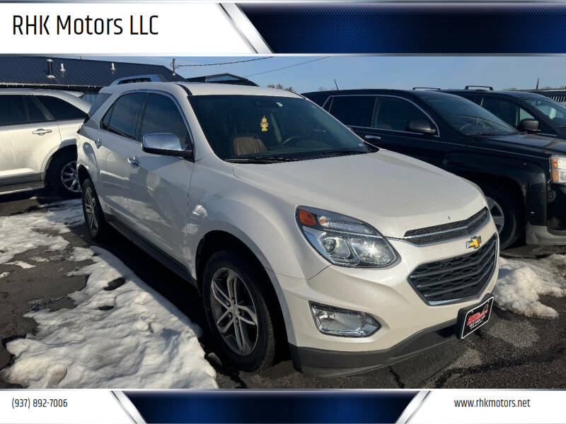 2016 Chevrolet Equinox for sale at RHK Motors LLC in West Union OH
