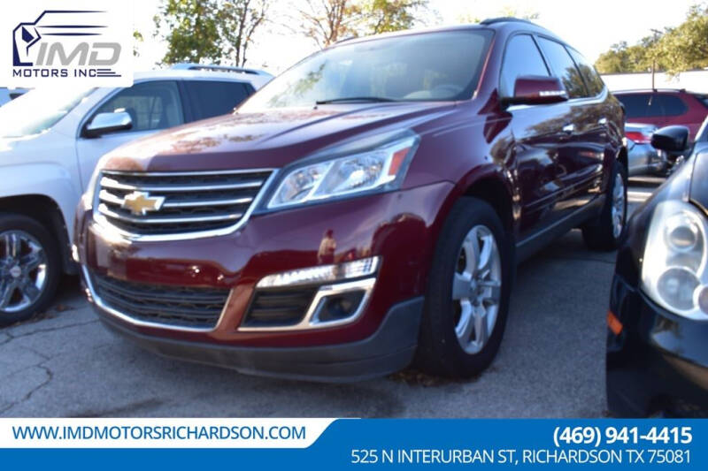 2017 Chevrolet Traverse for sale at IMD Motors in Richardson TX