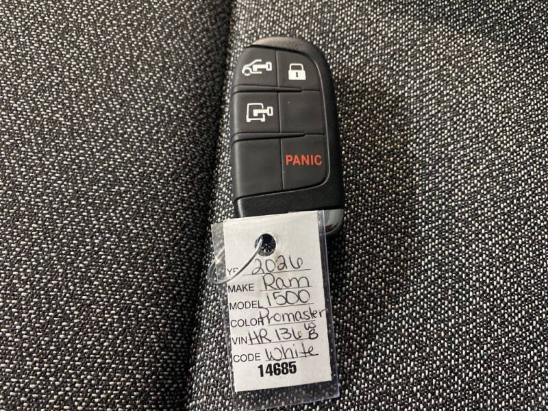 2026 RAM ProMaster