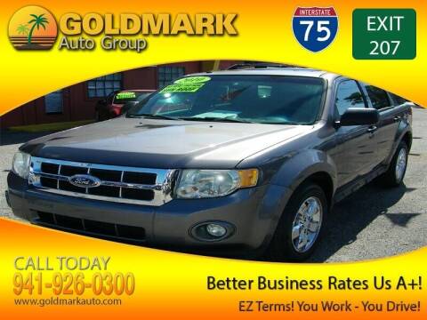 2012 Ford Escape for sale at Goldmark Auto Group in Sarasota FL