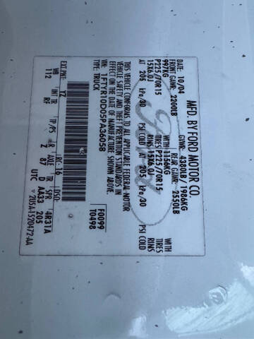 2005 Ford Ranger XLT