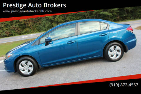 2014 Honda Civic for sale at Prestige Auto Brokers in Raleigh NC