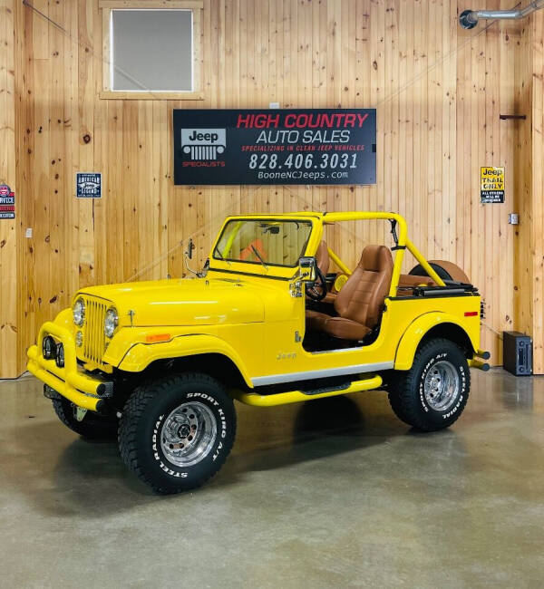 1980 Jeep CJ-7 for sale at Boone NC Jeeps-High Country Auto Sales in Boone NC