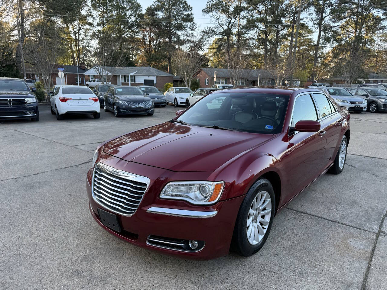 Red 2014 Chrysler 300 Base Base 4dr Sedan 1