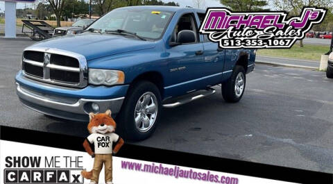 2005 Dodge Ram 1500 for sale at MICHAEL J'S AUTO SALES in Cleves OH