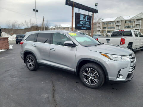 2019 Toyota Highlander for sale at R C Motors in Lunenburg MA