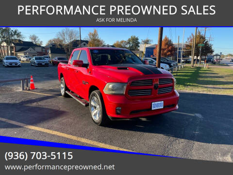 2016 RAM Ram Pickup 1500 for sale at PERFORMANCE PREOWNED SALES in Conroe TX