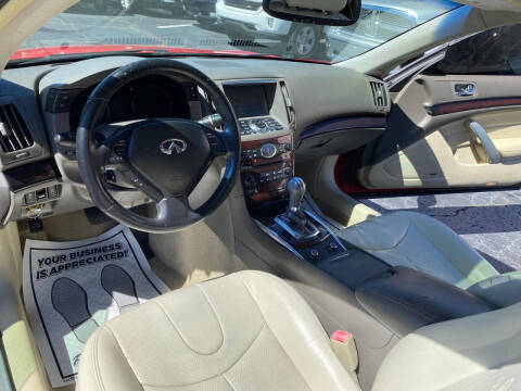 2012 Infiniti G37 Coupe Journey