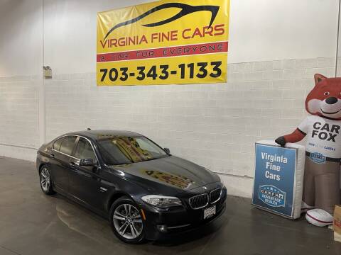 2012 BMW 5 Series for sale at Virginia Fine Cars in Chantilly VA