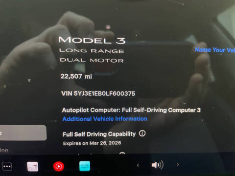 2020 Tesla Model 3 Long Range
