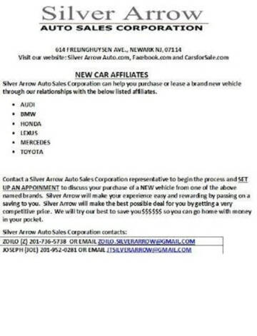  NEW AUTOS . for sale at SILVER ARROW AUTO SALES CORPORATION in Newark NJ
