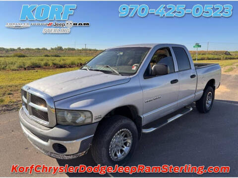 2003 Dodge Ram 1500 for sale at Tony Peckham @ Korf Motors in Sterling CO