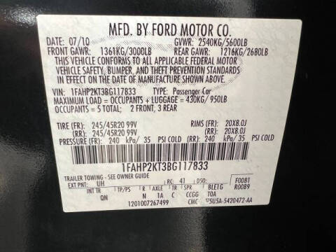 2011 Ford Taurus SHO