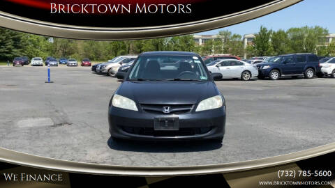 2005 Honda Civic for sale at Bricktown Motors in Brick NJ