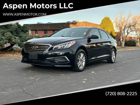 2016 Hyundai Sonata for sale at Aspen Motors LLC in Denver CO