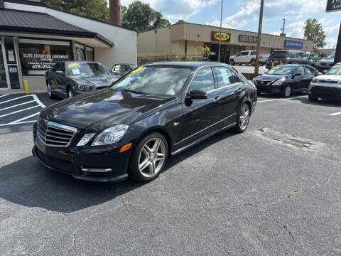 2012 Mercedes-Benz E-Class for sale at Elite Top Line Auto Sales in Macon GA