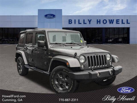 2017 Jeep Wrangler Unlimited for sale at BILLY HOWELL FORD LINCOLN in Cumming GA