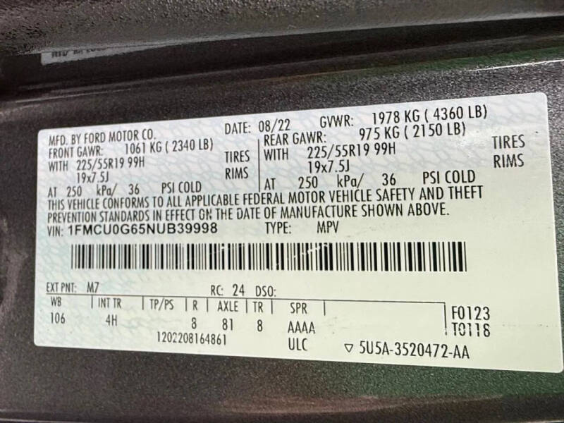 2022 Ford Escape SE