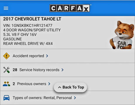 2017 Chevrolet Tahoe LT