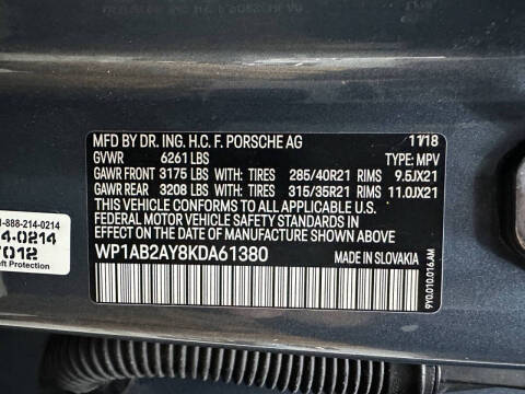 2019 Porsche Cayenne S