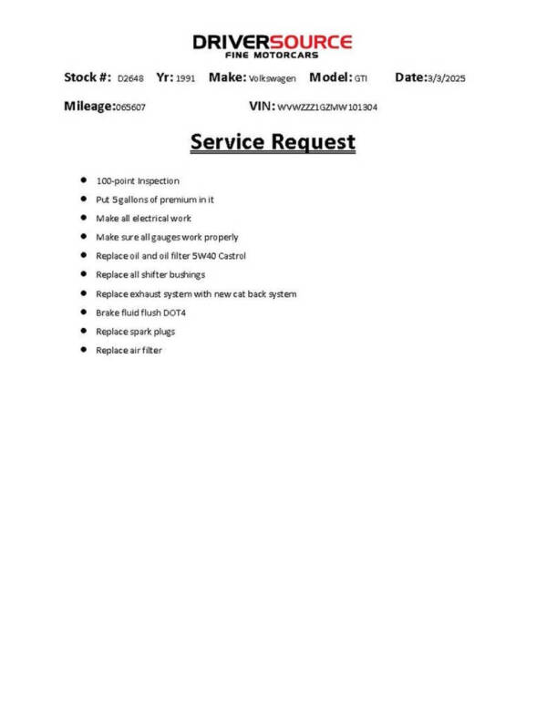 1991 Volkswagen Golf