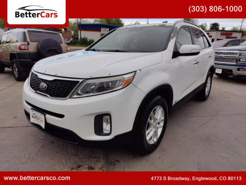 2014 Kia Sorento for sale at Better Cars in Englewood CO