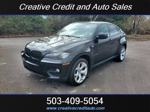 2013 BMW X6 for sale at Creative Credit & Auto Sales in Salem OR
