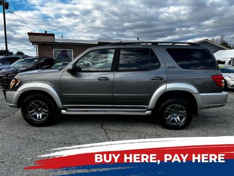 2004 Toyota Sequoia for sale at Autocom, LLC in Clayton NC