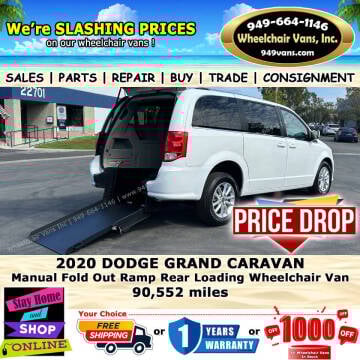 2020 Dodge Grand Caravan for sale at Wheelchair Vans Inc in Laguna Hills CA