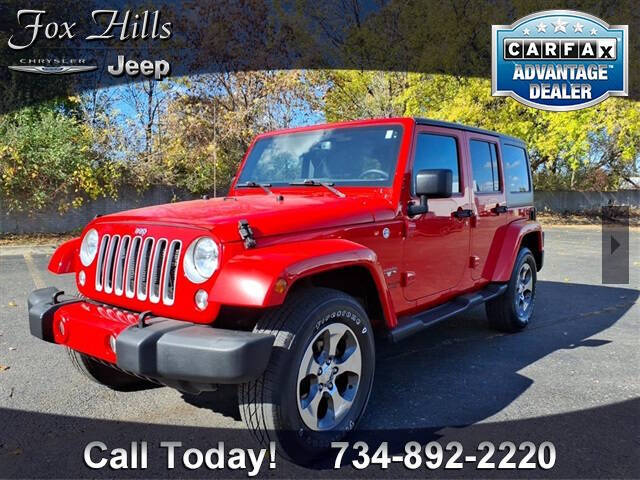 2016 Jeep Wrangler Sahara