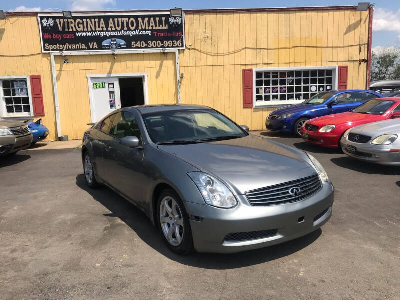 2006 Infiniti G35 for sale at Virginia Auto Mall in Woodford VA