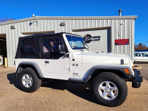 2004 Jeep Wrangler for sale at Eclipse Automotive in Brainerd MN