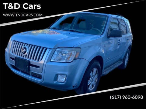 2008 Mercury Mariner for sale at T&D Cars in Holbrook MA