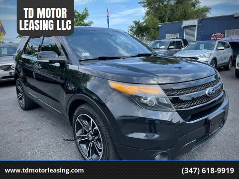 2013 Ford Explorer for sale at TD MOTOR LEASING LLC in Staten Island NY