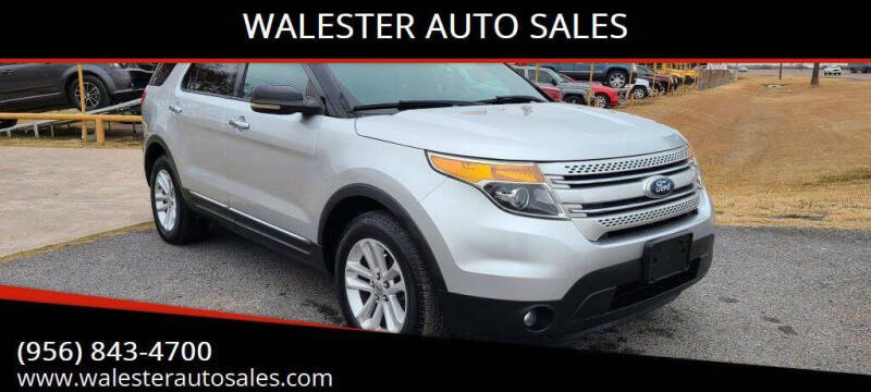 2011 Ford Explorer for sale at WALESTER AUTO SALES in Hidalgo TX