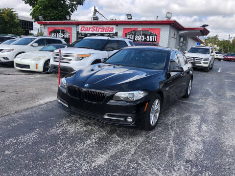 2015 BMW 5 Series for sale at CARSTRADA in Hollywood FL