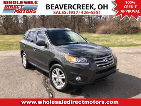 2012 Hyundai Santa Fe for sale at WHOLESALE DIRECT MOTORS in Beavercreek OH