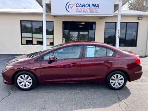 2012 Honda Civic for sale at Carolina Auto Credit in Youngsville NC