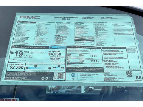 2025 GMC Canyon Elevation
