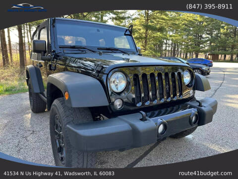 2015 Jeep Wrangler for sale at Route 41 Budget Auto in Wadsworth IL