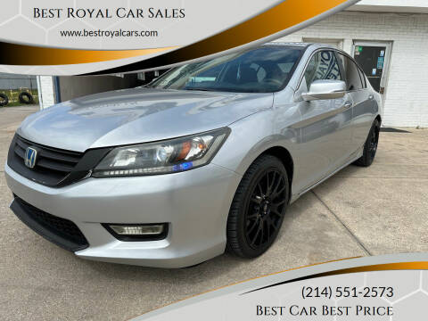 2013 Honda Accord for sale at Best Royal Car Sales in Dallas TX