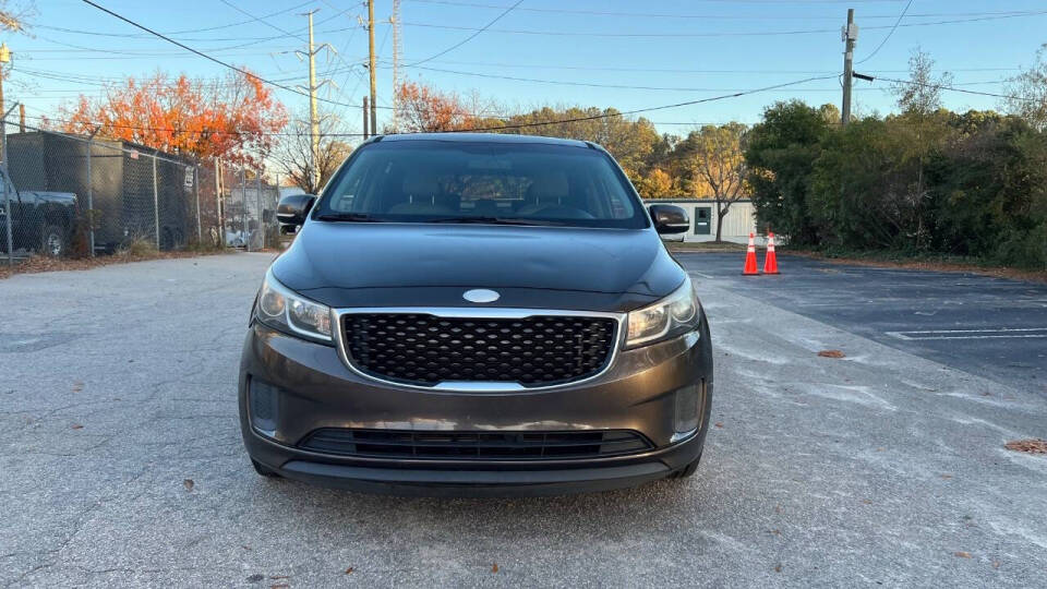 2015 Kia Sedona for sale at East Auto Sales LLC in Raleigh, NC