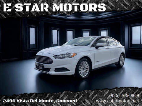 2014 Ford Fusion Hybrid for sale at E STAR MOTORS in Concord CA