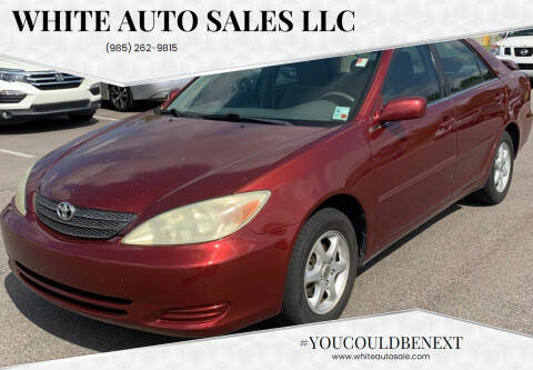 2004 Toyota Camry for sale at WHITE AUTO SALES LLC in Houma LA