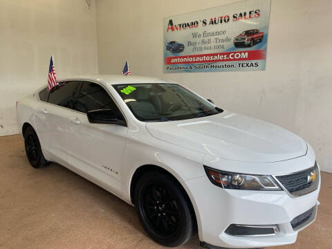 2016 Chevrolet Impala for sale at Antonio's Auto Sales - Antonio`s  3001 in Pasadena TX