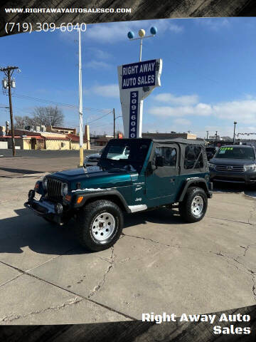 1997 Jeep Wrangler for sale at Right Away Auto Sales in Colorado Springs CO